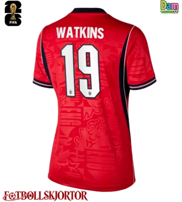 England Ollie Watkins #19 Bortatröja Dam VM 2026 Kortärmad